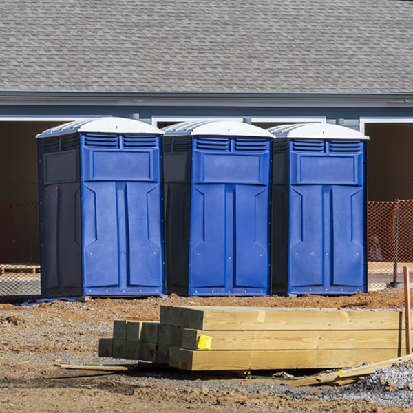 what is the maximum capacity for a single porta potty in Hooksett New Hampshire